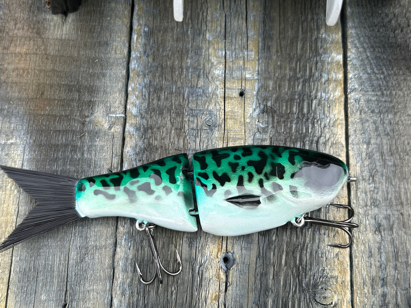 SOARDBAITS 6.75” SB SHAD MINI RESIN GLIDE BAIT! 1.9 oz slow sink!