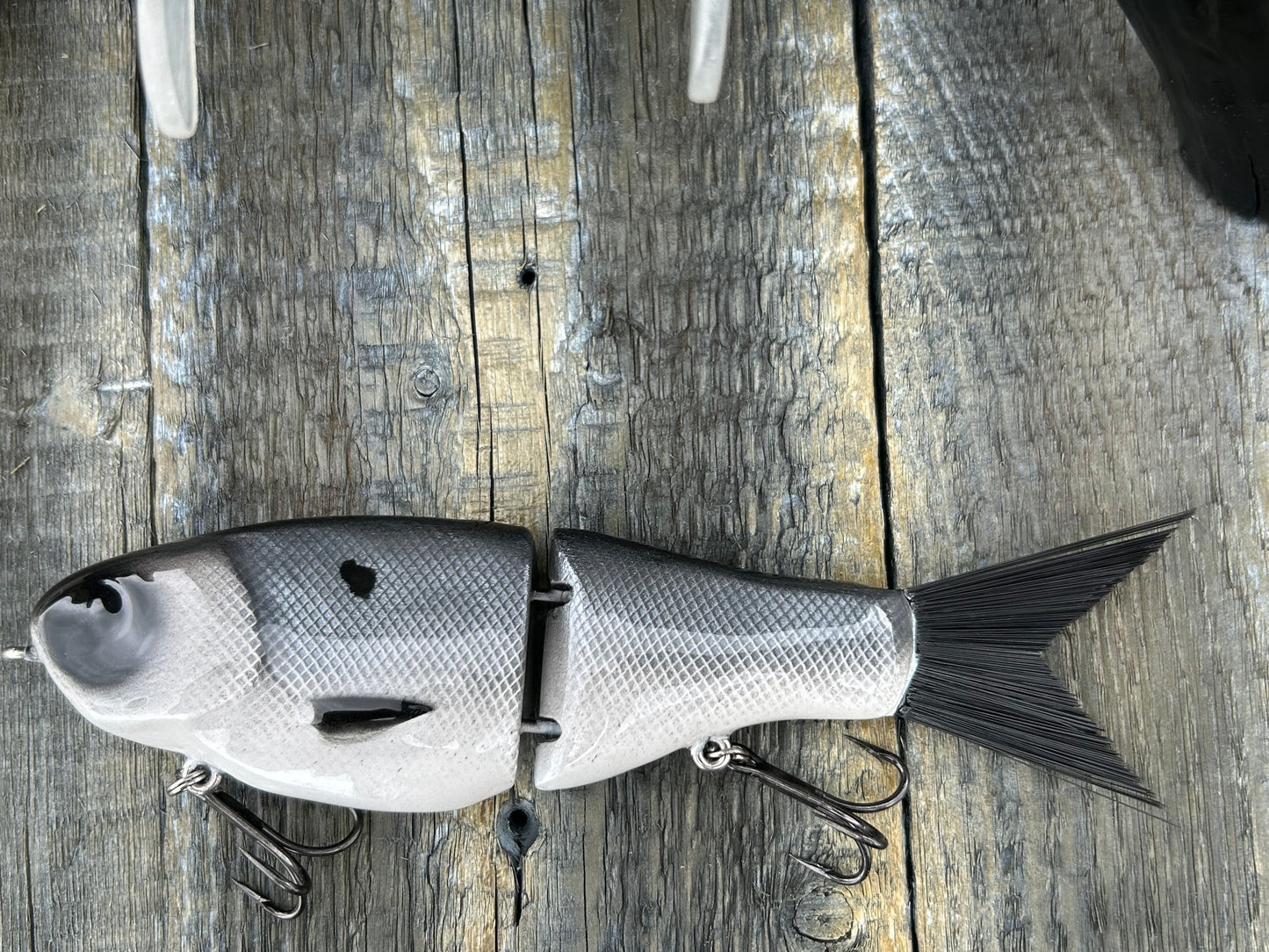 SOARDBAITS 6.75” SB SHAD MINI RESIN GLIDE BAIT! 1.9 oz slow sink!