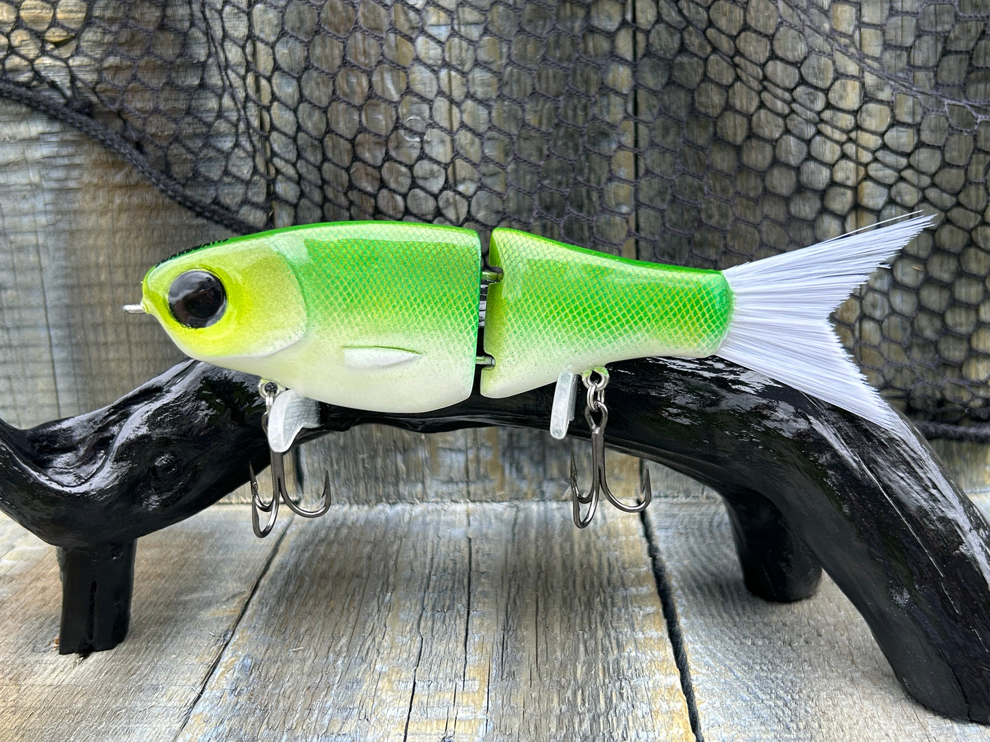 SOARDBAITS 6.75” SB SHAD MINI RESIN GLIDE BAIT! 1.9 oz slow sink!