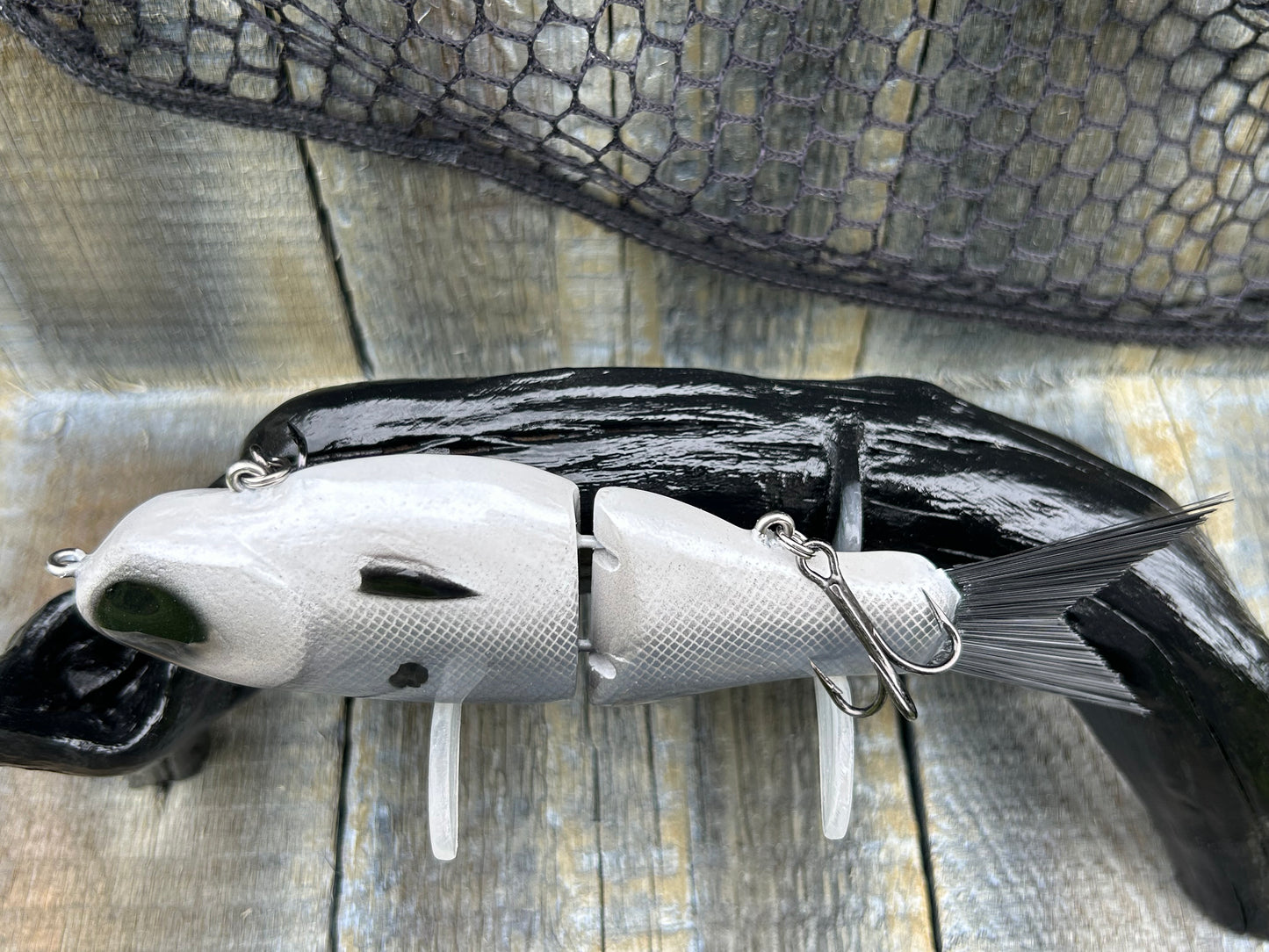SOARDBAITS 6.75” SB SHAD MINI RESIN GLIDE BAIT! 1.9 oz slow sink!