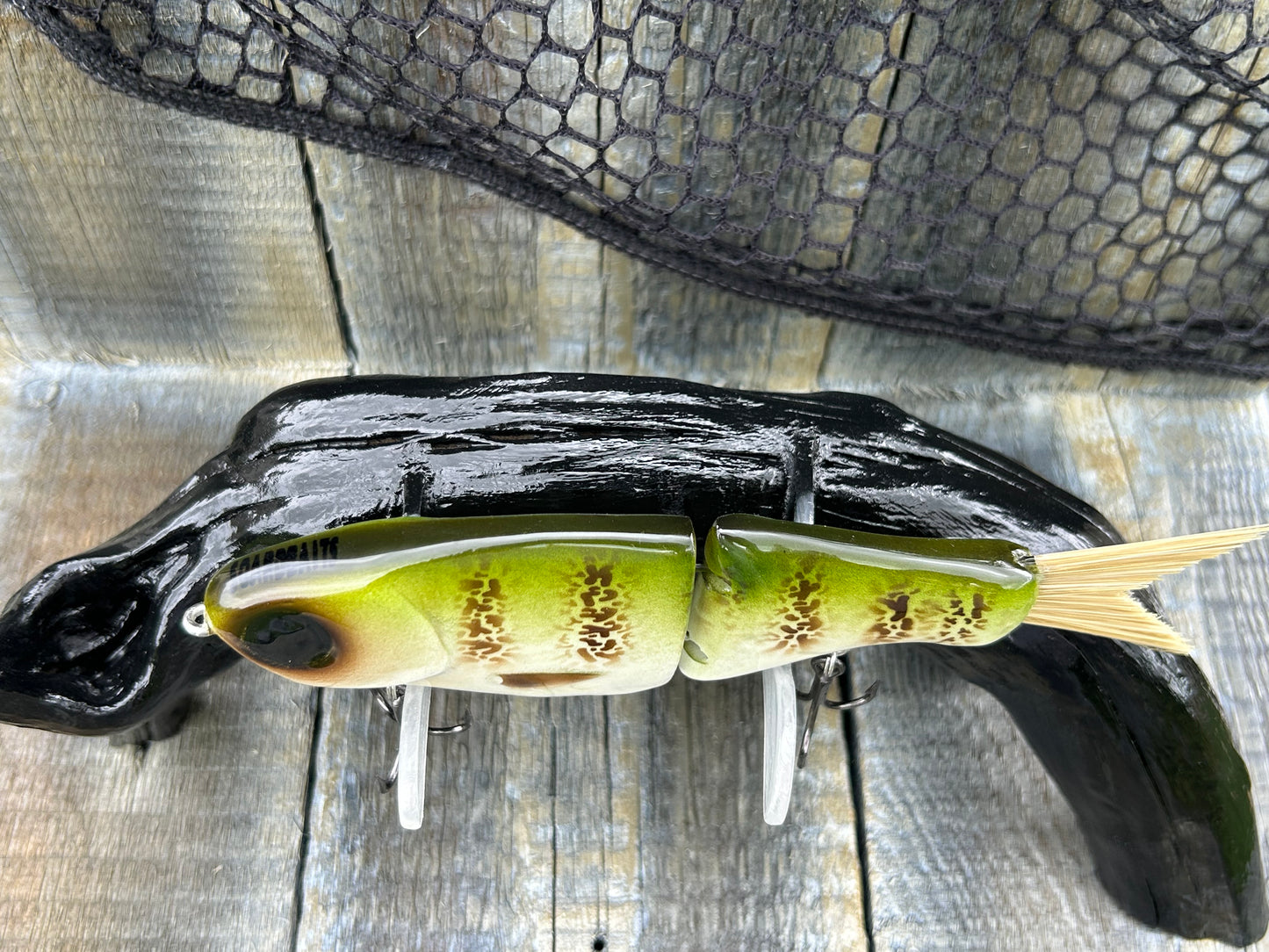 SOARDBAITS 6.75” SB SHAD MINI RESIN GLIDE BAIT! 1.9 oz slow sink!