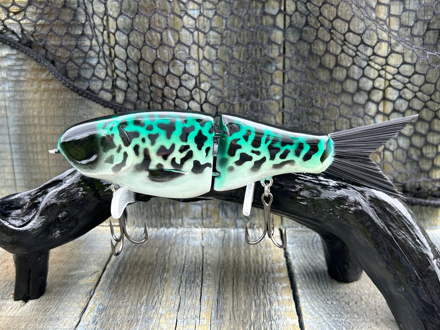 SOARDBAITS 6.75” SB SHAD MINI RESIN GLIDE BAIT! 1.9 oz slow sink!