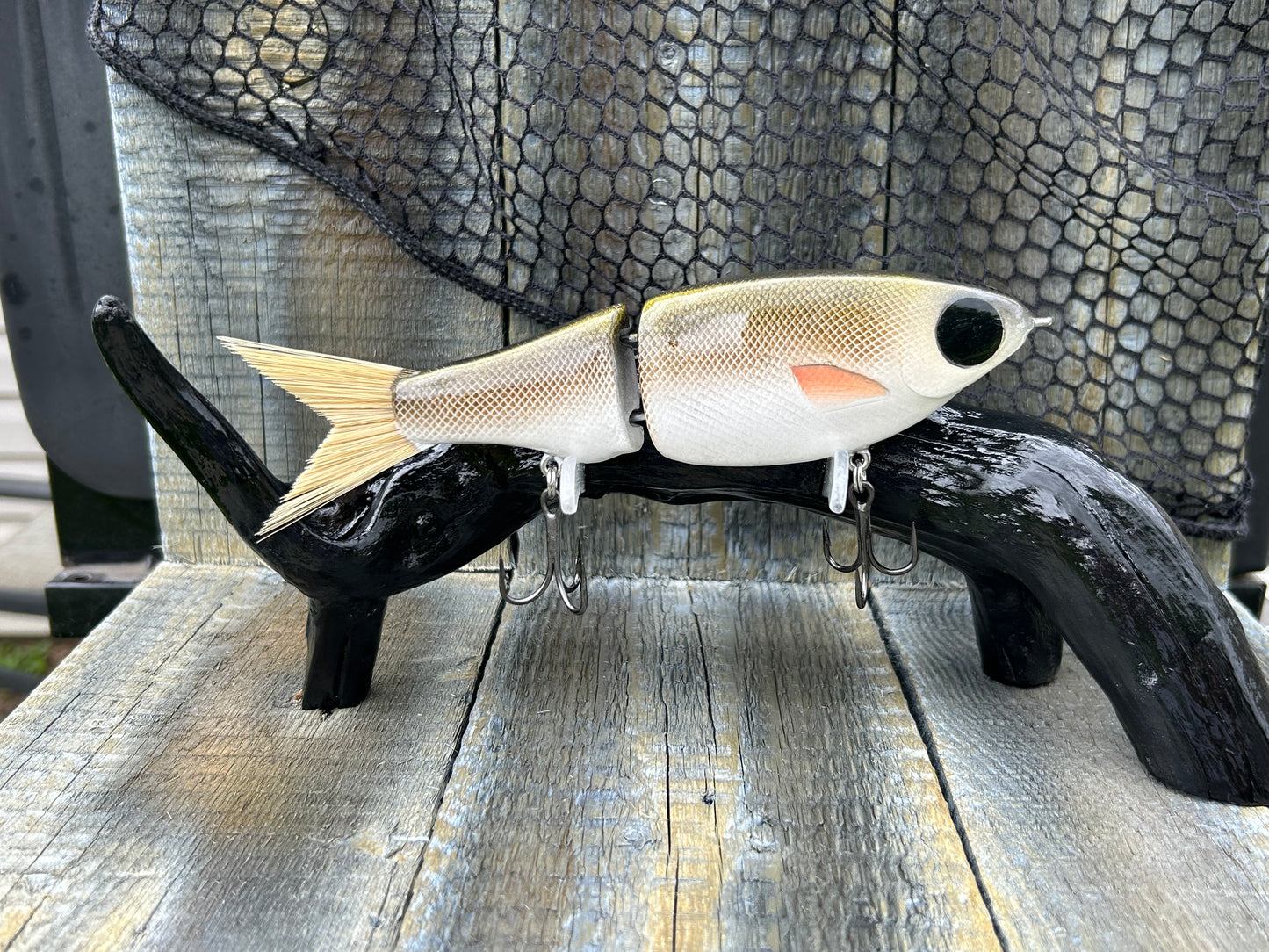 SOARDBAITS 7” SB SHAD RESIN GLIDE BAIT! 2.5 oz slow/medium sink!