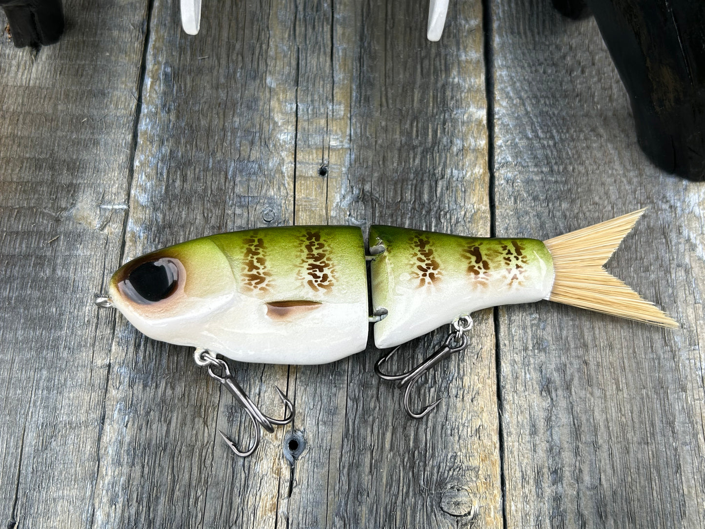 SOARDBAITS 6.75” SB SHAD MINI RESIN GLIDE BAIT! 1.9 oz slow sink!