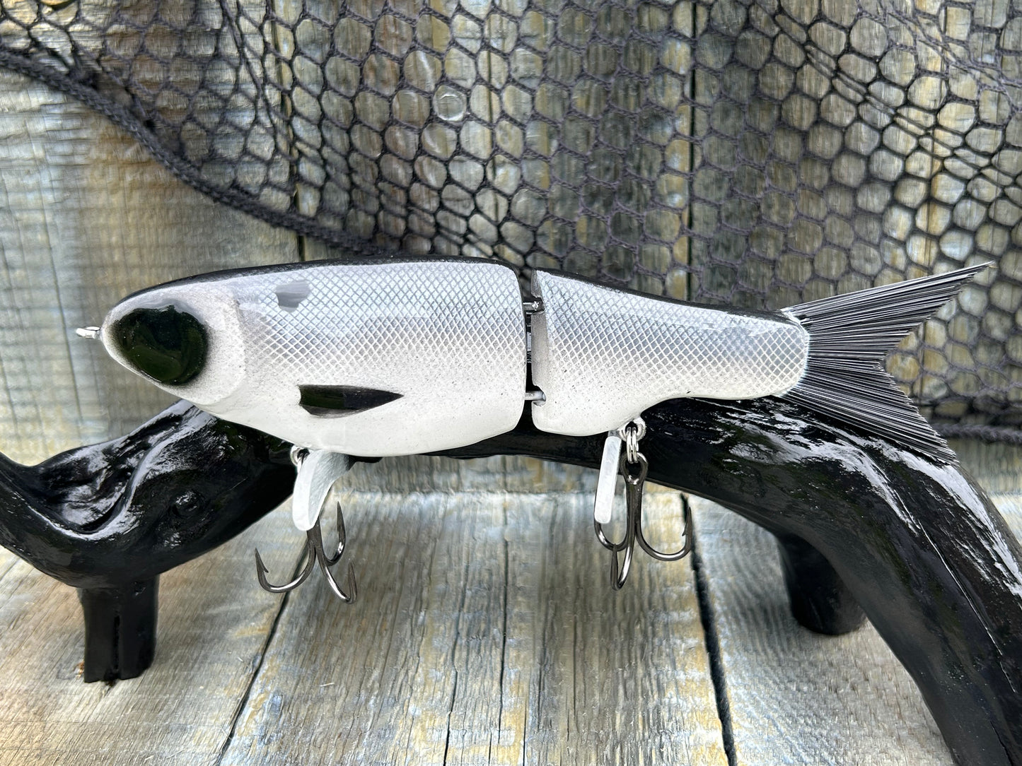 SOARDBAITS 7.5” SB SHAD SLIM RESIN GLIDE BAIT! 2.0 oz slow sink!