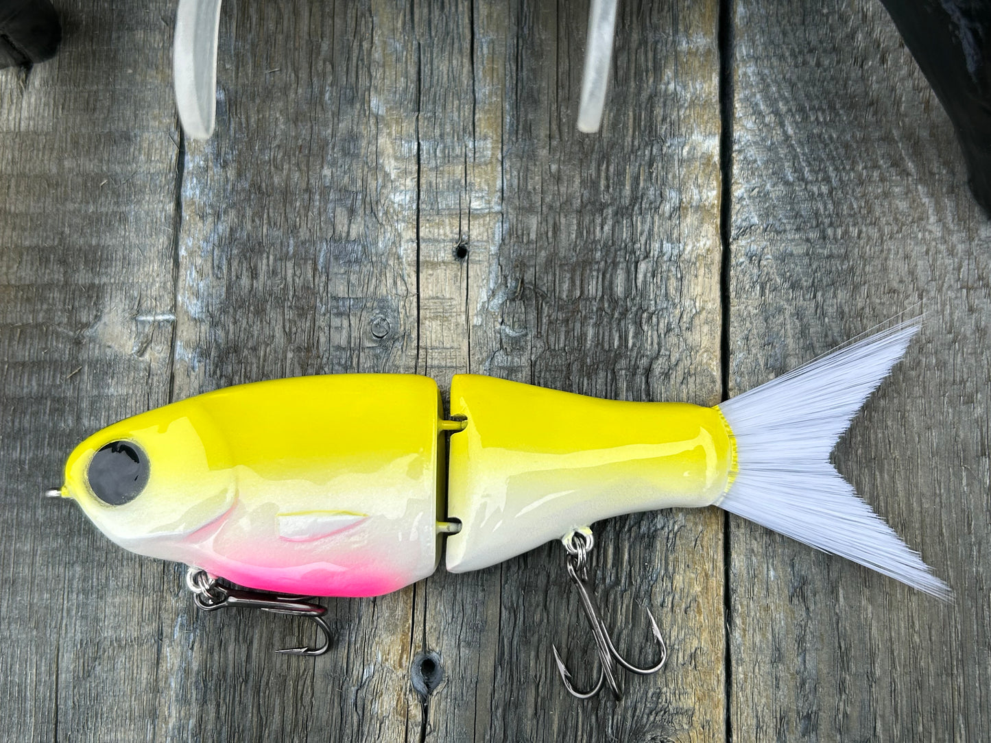 SOARDBAITS 6.75” SB SHAD MINI RESIN GLIDE BAIT! 1.9 oz slow sink!