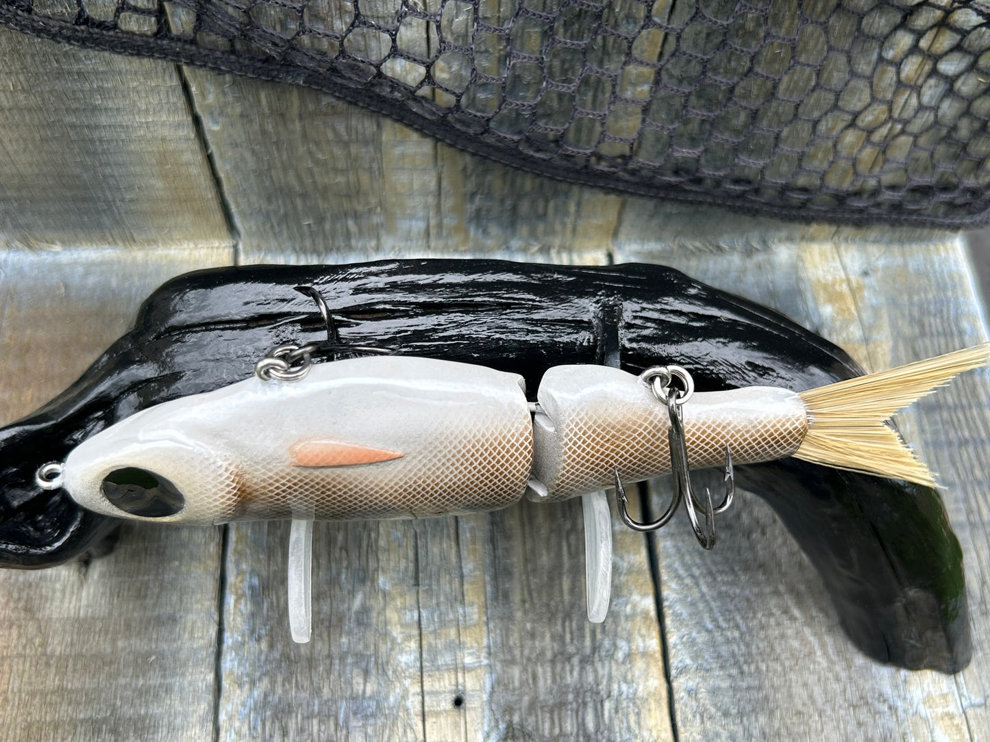 SOARDBAITS 7.5” SB SHAD SLIM RESIN GLIDE BAIT! 2.0 oz slow sink!