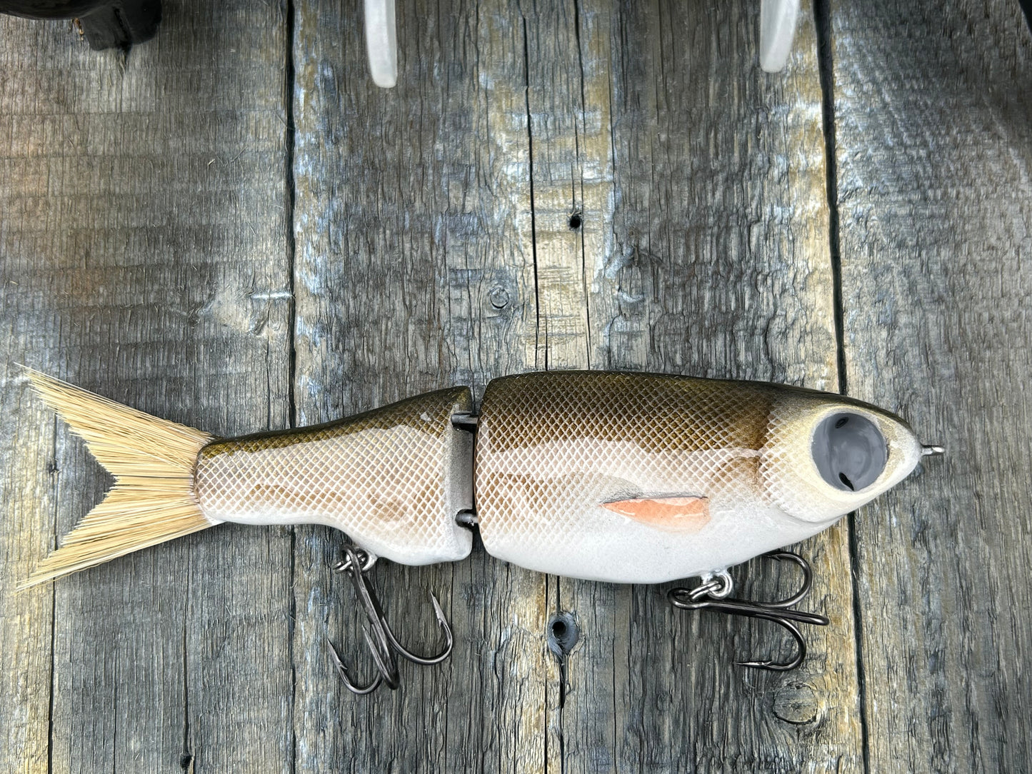 SOARDBAITS 7.5” SB SHAD SLIM RESIN GLIDE BAIT! 2.0 oz slow sink!