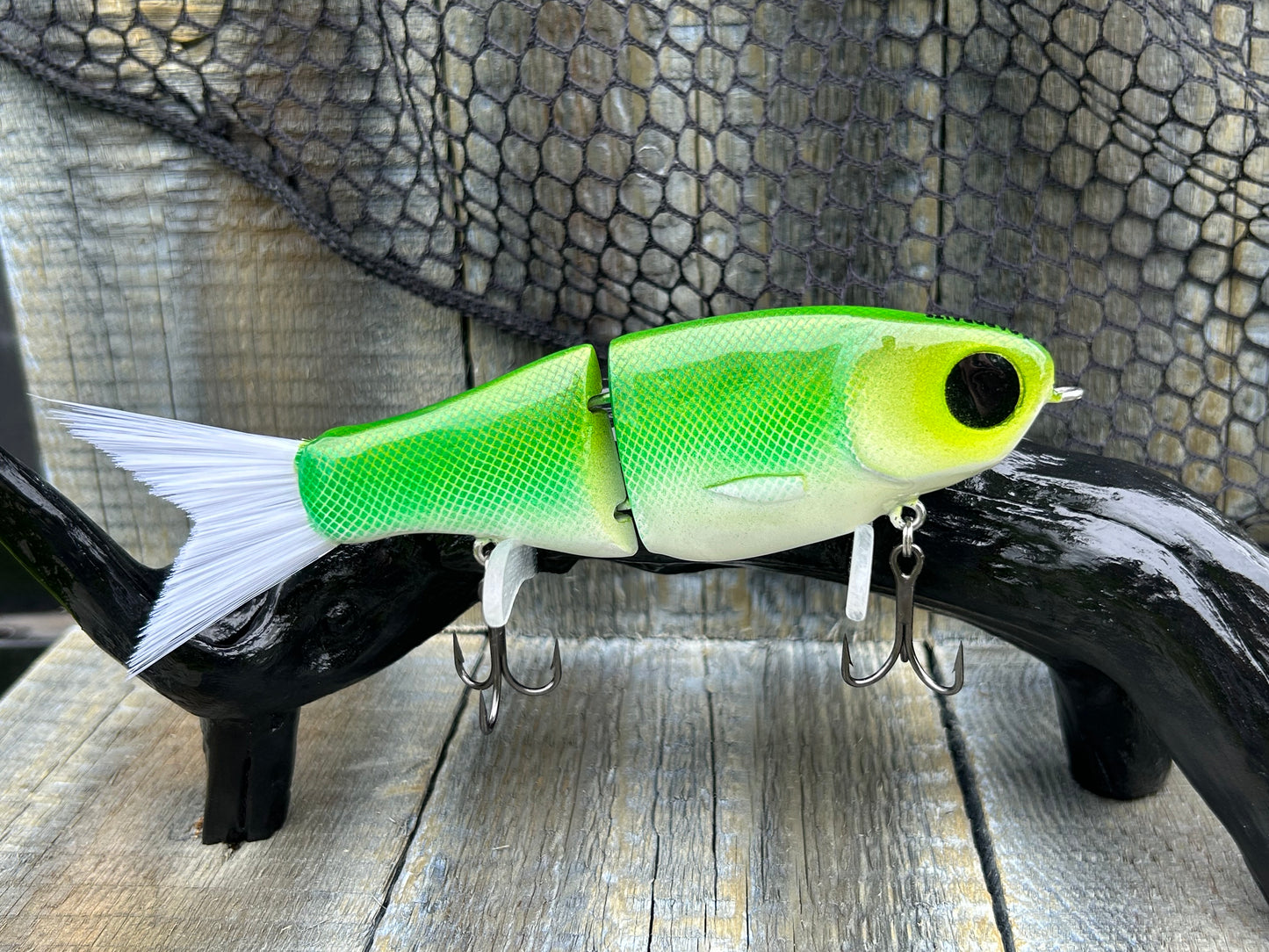 SOARDBAITS 6.75” SB SHAD MINI RESIN GLIDE BAIT! 1.9 oz slow sink!