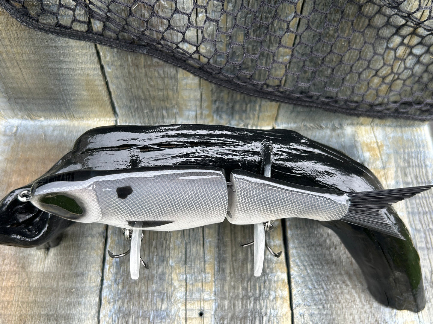 SOARDBAITS 7.5” SB SHAD SLIM RESIN GLIDE BAIT! 2.0 oz slow sink!