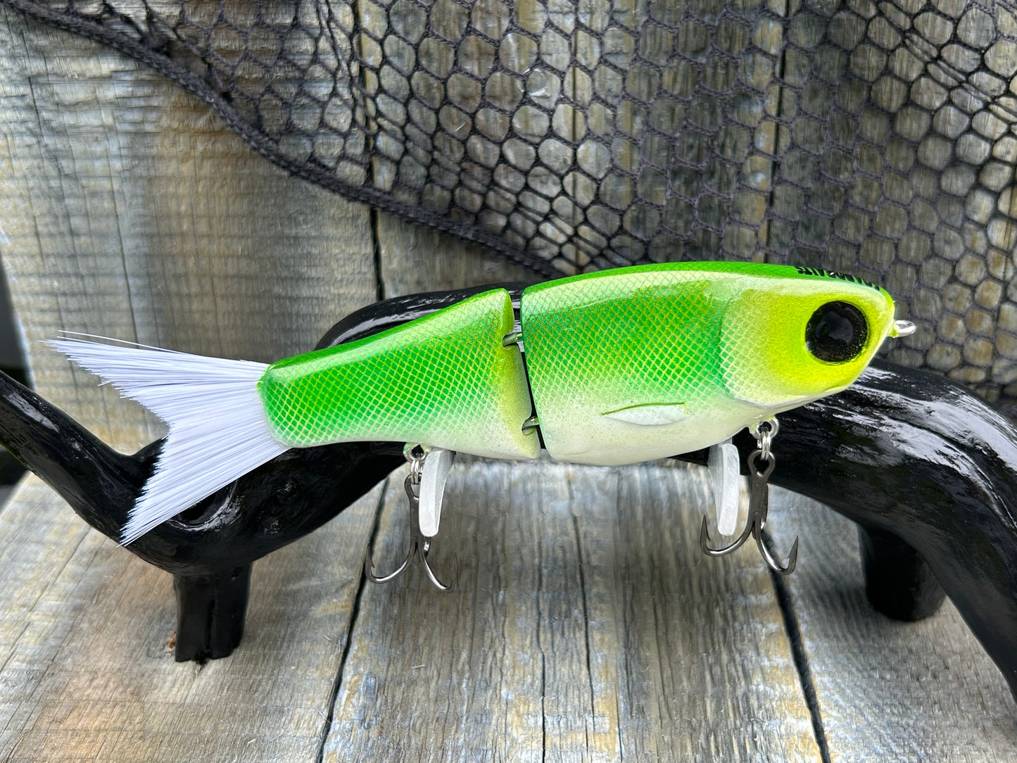 SOARDBAITS 6.75” SB SHAD MINI RESIN GLIDE BAIT! 1.9 oz slow sink!