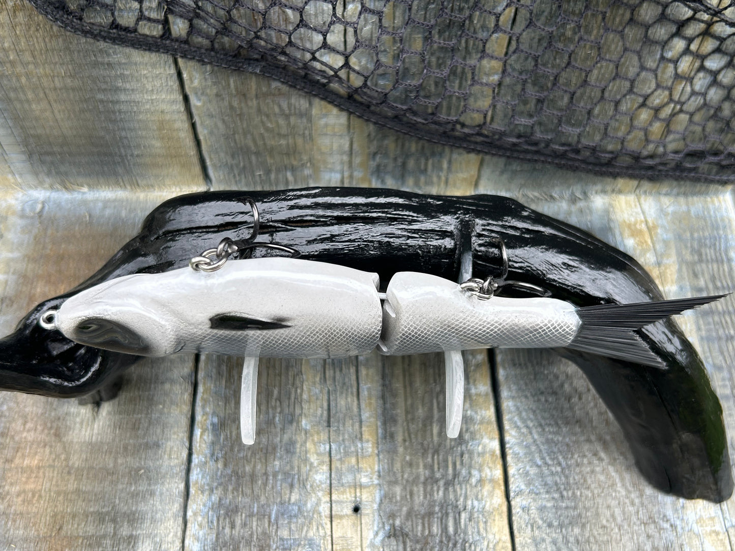 SOARDBAITS 7.5” SB SHAD SLIM RESIN GLIDE BAIT! 2.0 oz slow sink!