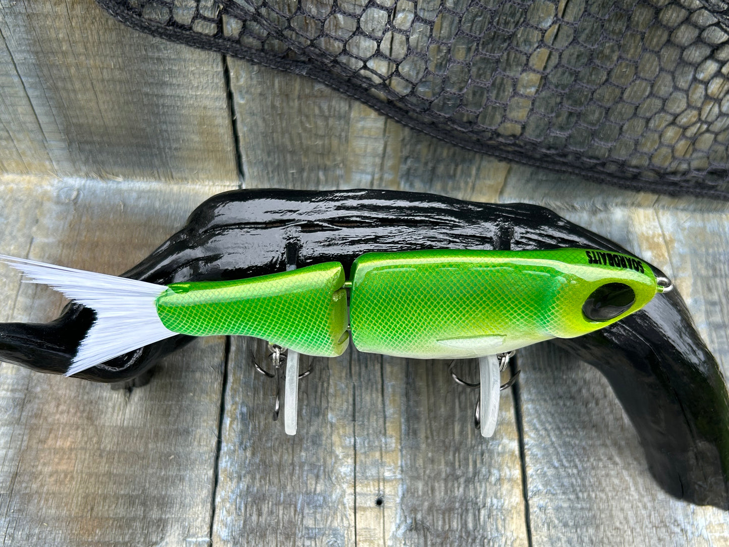 SOARDBAITS 7.5” SB SHAD SLIM RESIN GLIDE BAIT! 2.0 oz slow sink!