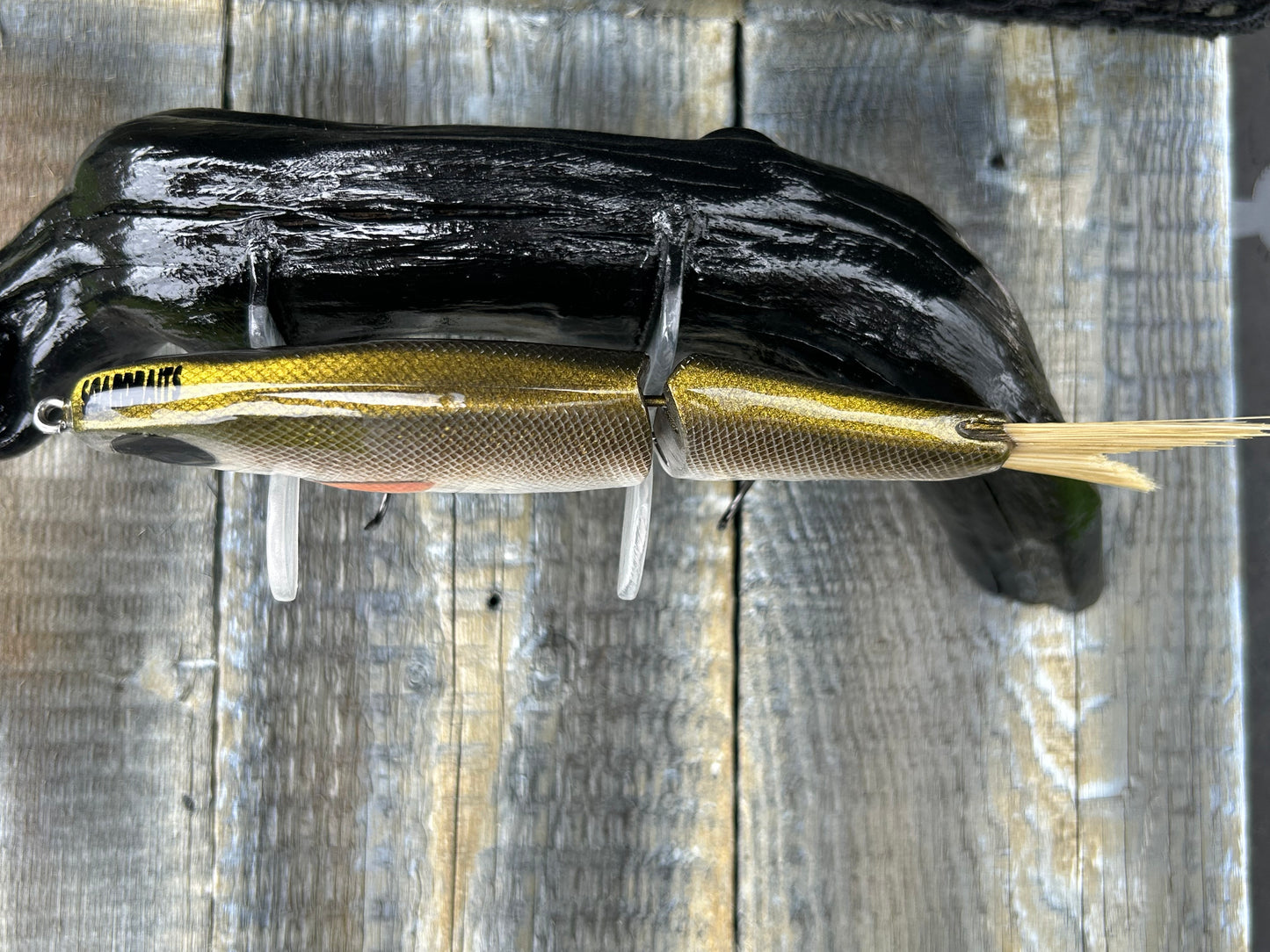 SOARDBAITS 7” SB SHAD RESIN GLIDE BAIT! 2.5 oz slow/medium sink!