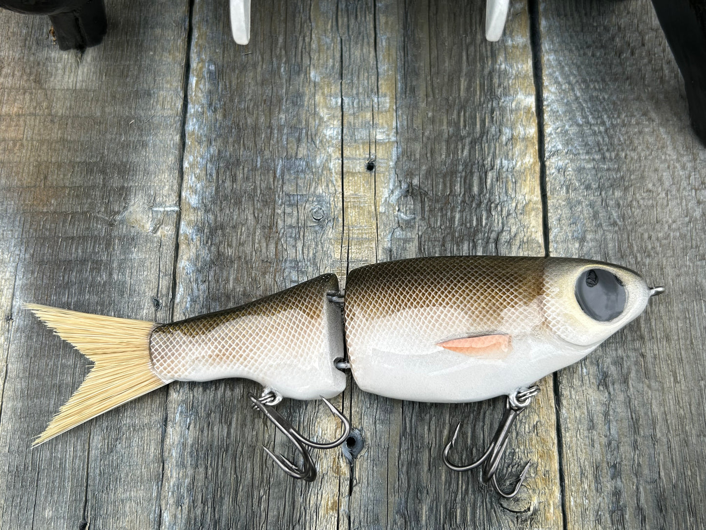 SOARDBAITS 7.5” SB SHAD SLIM RESIN GLIDE BAIT! 2.0 oz slow sink!