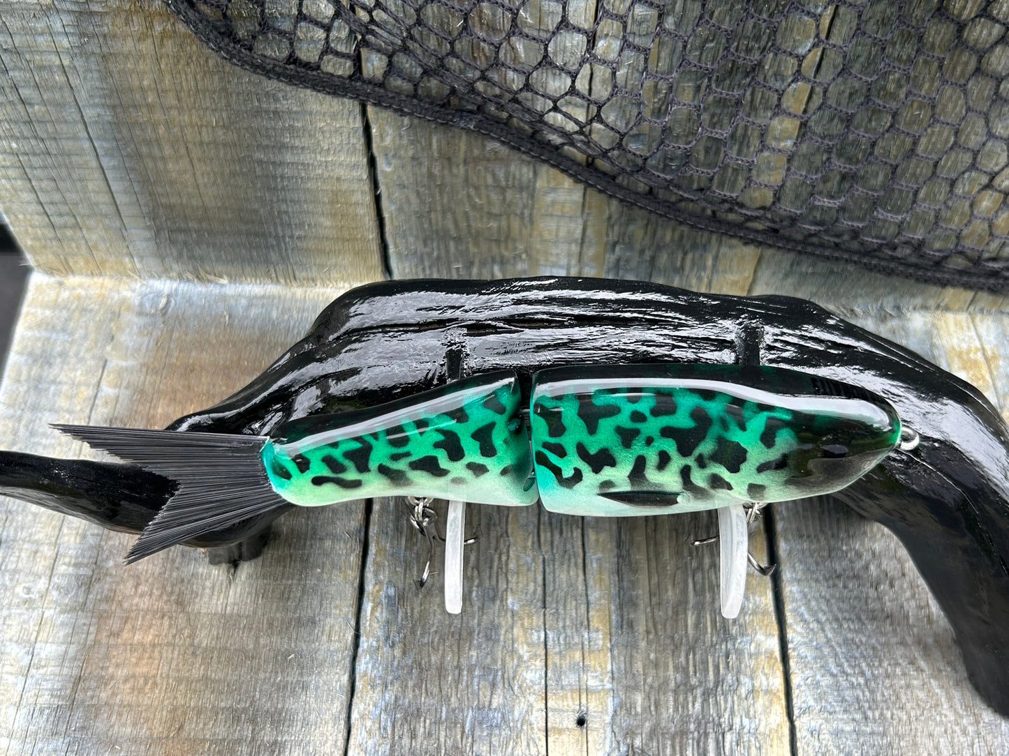 SOARDBAITS 6.75” SB SHAD MINI RESIN GLIDE BAIT! 1.9 oz slow sink!