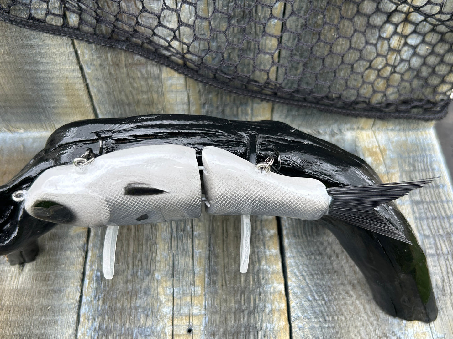 SOARDBAITS 6.75” SB SHAD MINI RESIN GLIDE BAIT! 1.9 oz slow sink!