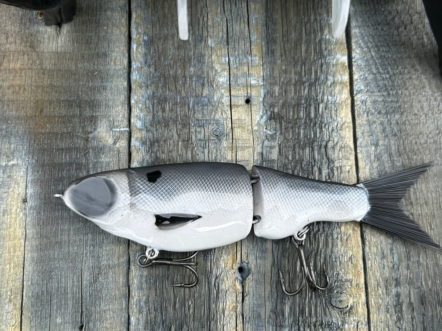 SOARDBAITS 7.5” SB SHAD SLIM RESIN GLIDE BAIT! 2.0 oz slow sink!
