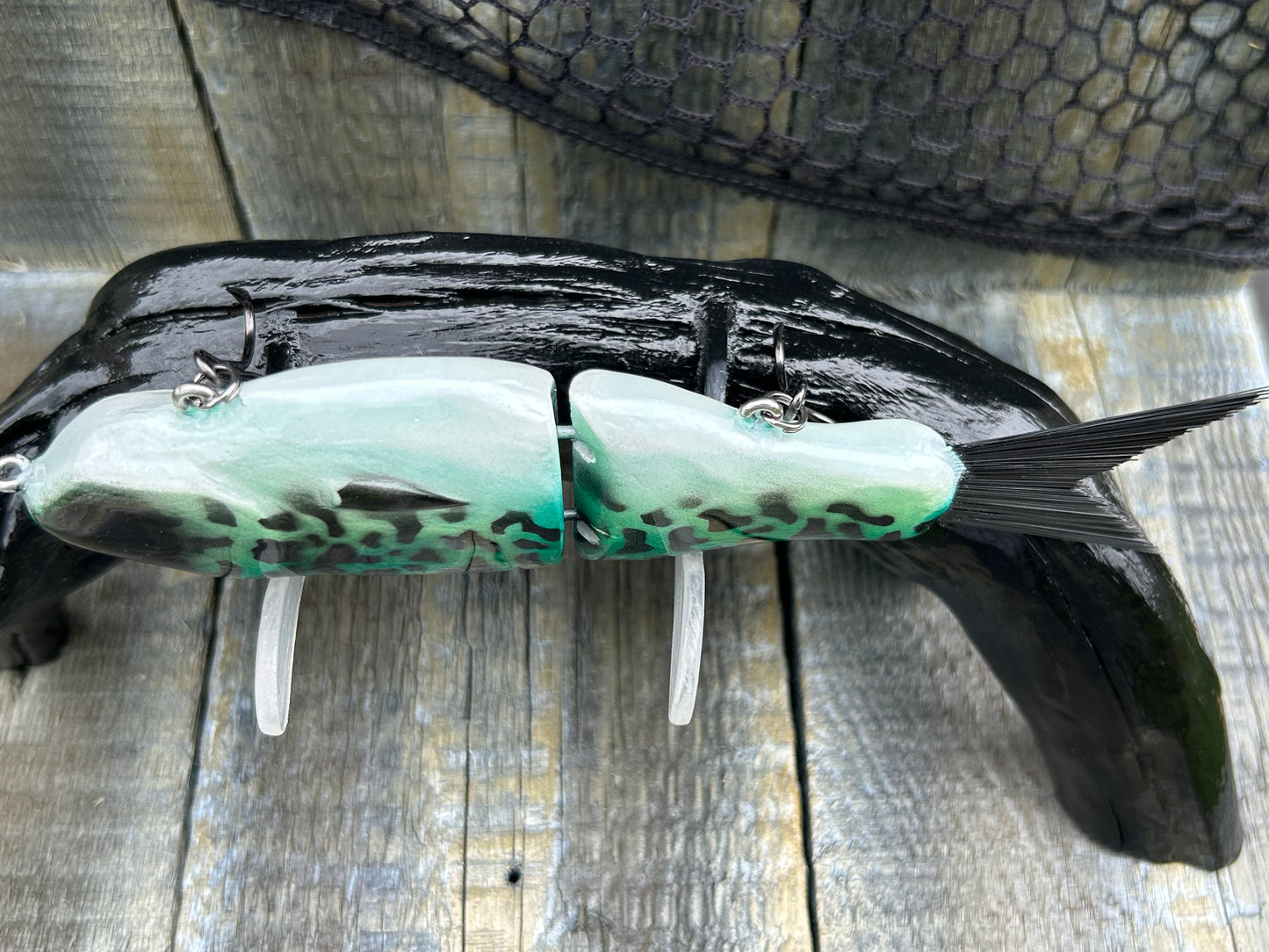 SOARDBAITS 6.75” SB SHAD MINI RESIN GLIDE BAIT! 1.9 oz slow sink!
