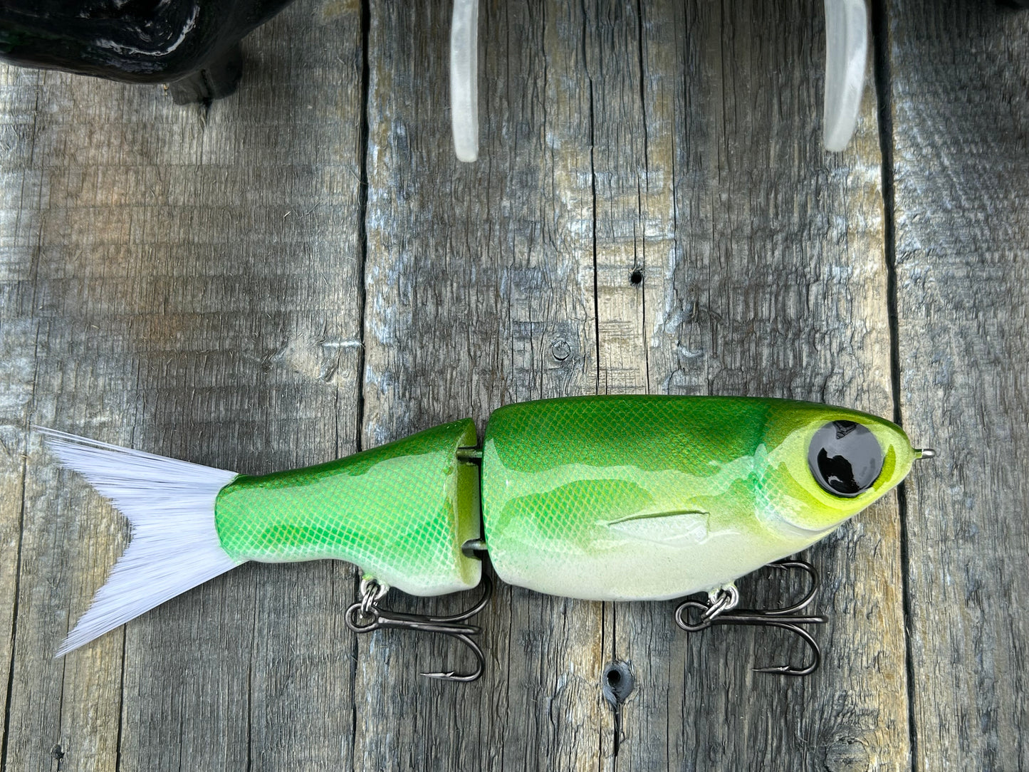 SOARDBAITS 7.5” SB SHAD SLIM RESIN GLIDE BAIT! 2.0 oz slow sink!