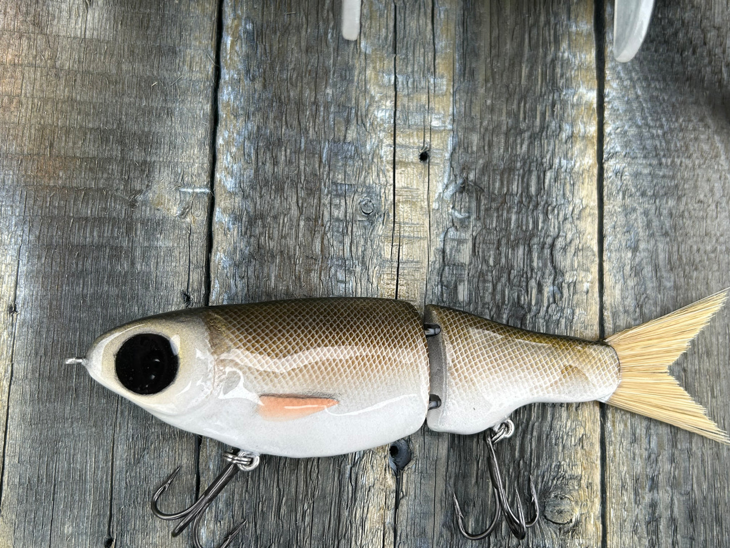 SOARDBAITS 7.5” SB SHAD SLIM RESIN GLIDE BAIT! 2.0 oz slow sink!