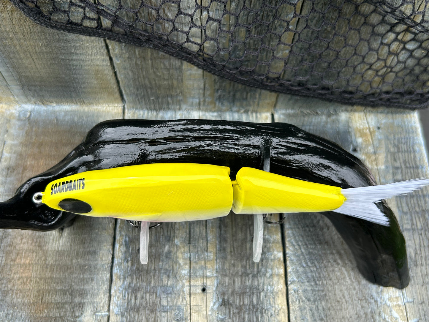 SOARDBAITS 7” SB SHAD RESIN GLIDE BAIT! 2.5 oz slow/medium sink!