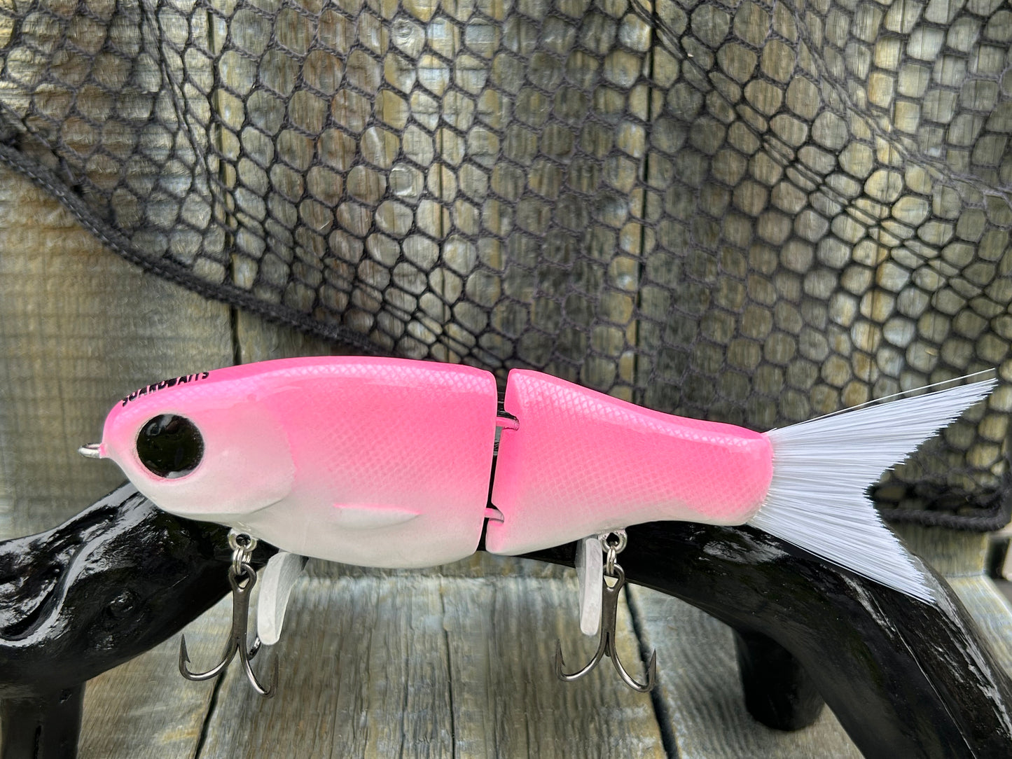 SOARDBAITS 6.75” SB SHAD MINI RESIN GLIDE BAIT! 1.9 oz slow sink!