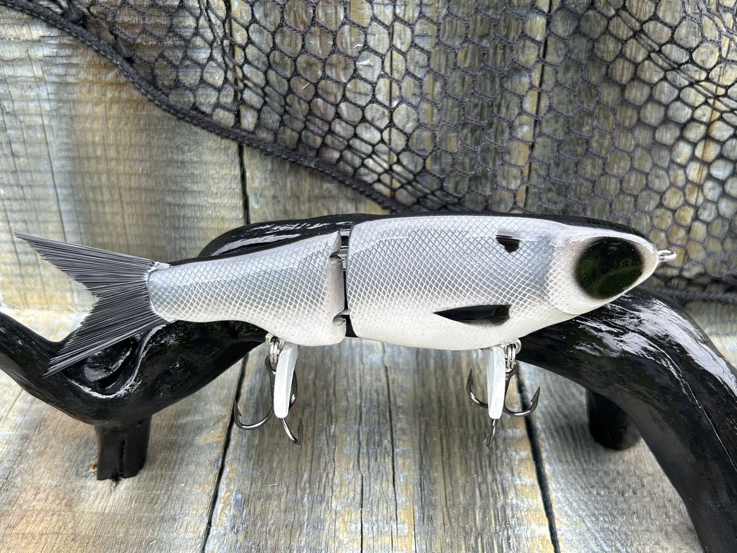 SOARDBAITS 7.5” SB SHAD SLIM RESIN GLIDE BAIT! 2.0 oz slow sink!