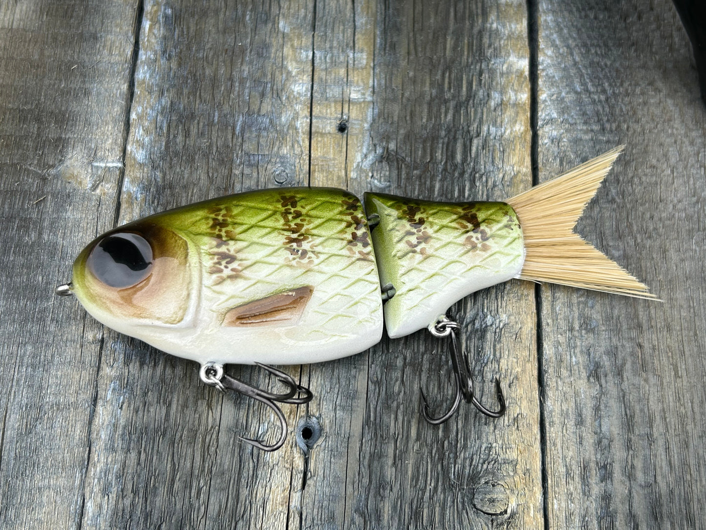 SOARDBAITS 6” SB HATCH RESIN GLIDE BAIT! 1.9 oz slow sink!