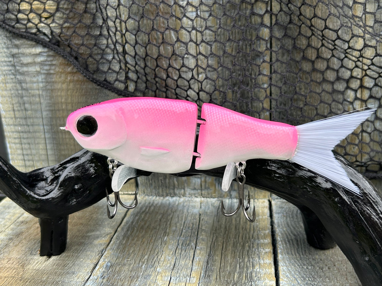 SOARDBAITS 6.75” SB SHAD MINI RESIN GLIDE BAIT! 1.9 oz slow sink!