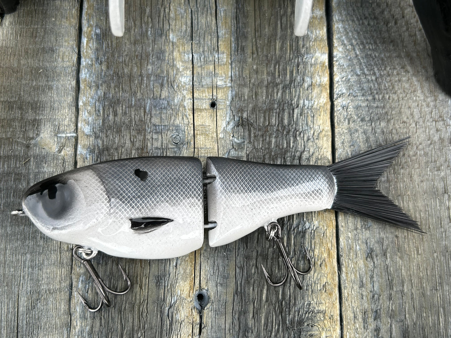 SOARDBAITS 6.75” SB SHAD MINI RESIN GLIDE BAIT! 1.9 oz slow sink!