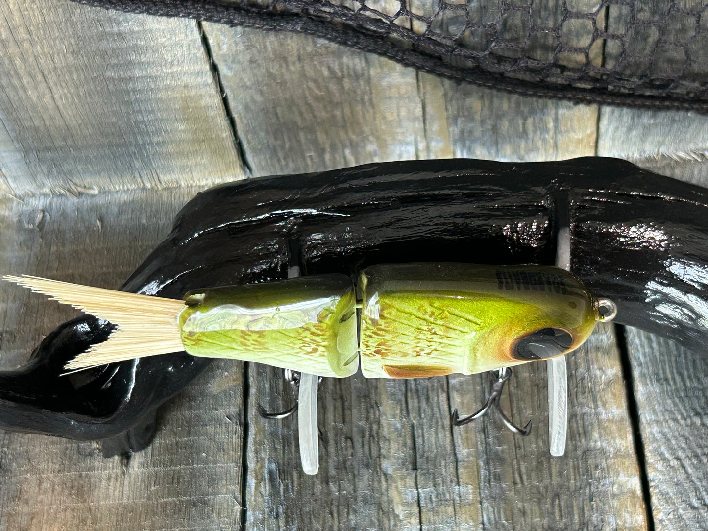 SOARDBAITS 5” SB HATCH FINESSE RESIN GLIDE BAIT! 1.5 oz slow sink!