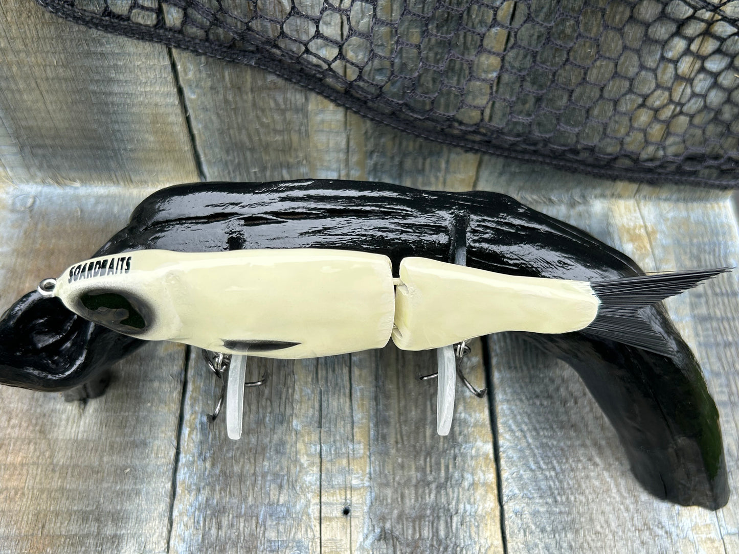 SOARDBAITS 7.5” SB SHAD SLIM RESIN GLIDE BAIT! 2.0 oz slow sink!