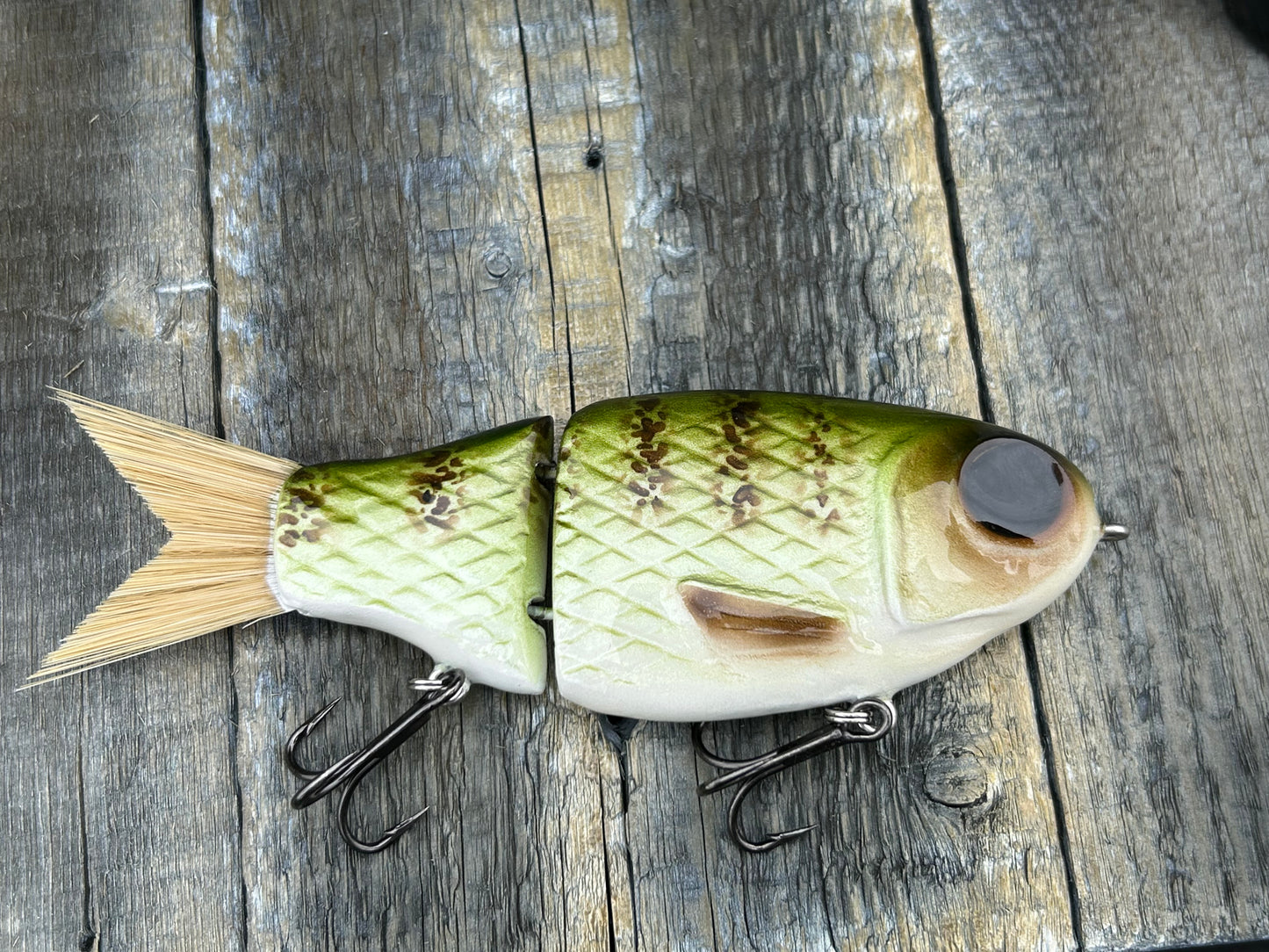 SOARDBAITS 6” SB HATCH RESIN GLIDE BAIT! 1.9 oz slow sink!