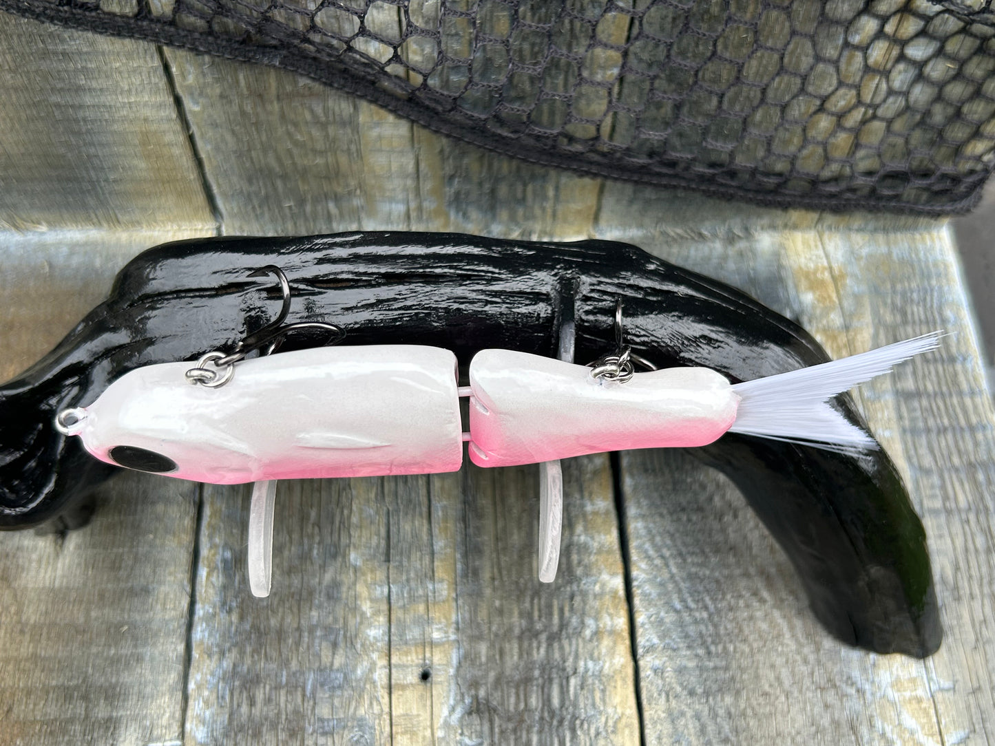 SOARDBAITS 6.75” SB SHAD MINI RESIN GLIDE BAIT! 1.9 oz slow sink!