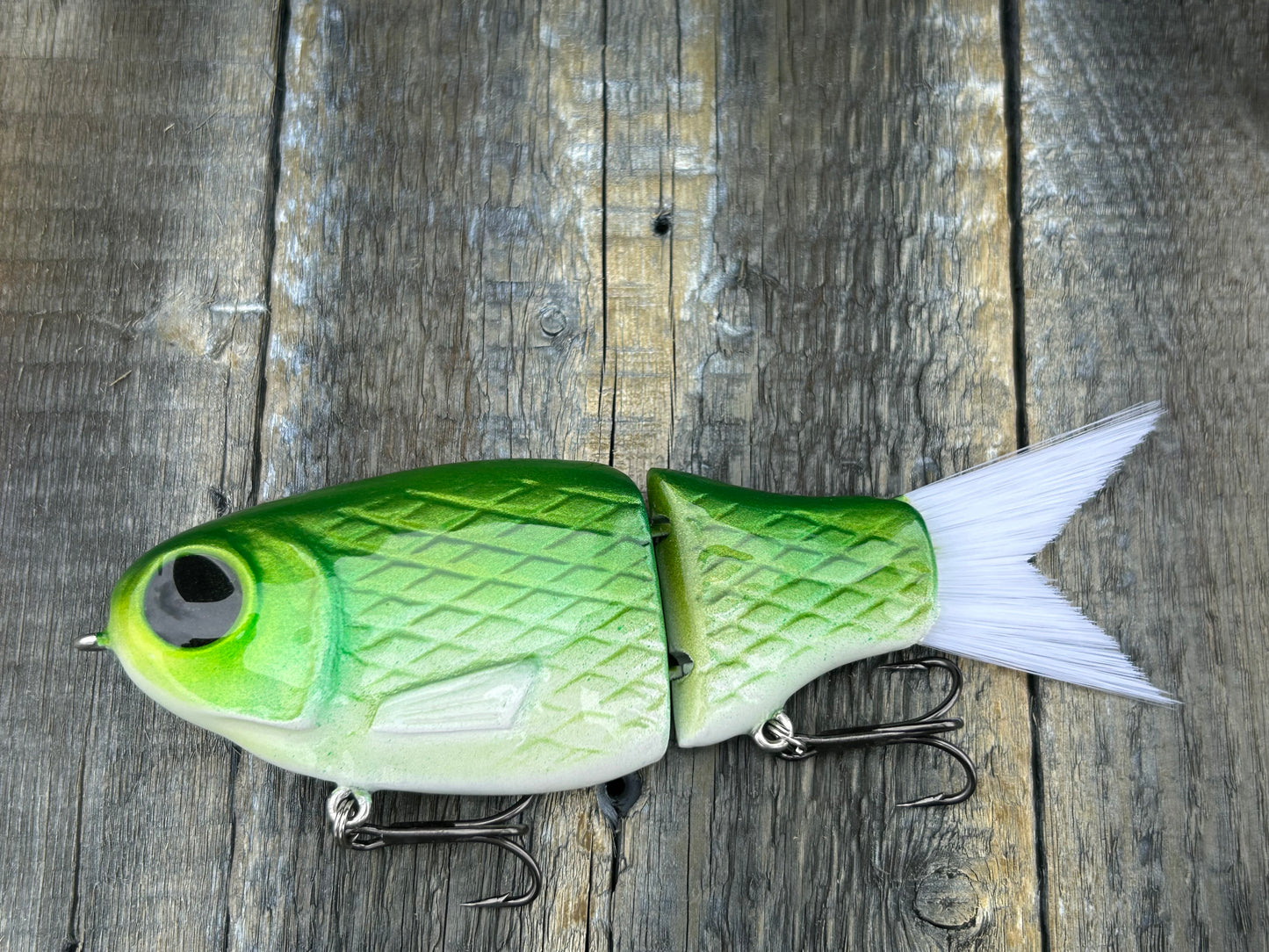 SOARDBAITS 6” SB HATCH RESIN GLIDE BAIT! 1.9 oz slow sink!