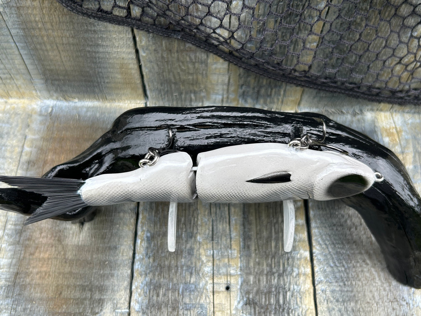SOARDBAITS 7.5” SB SHAD SLIM RESIN GLIDE BAIT! 2.0 oz slow sink!