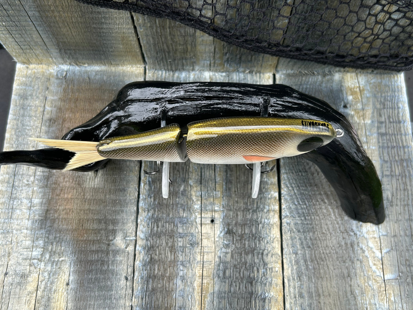 SOARDBAITS 7” SB SHAD RESIN GLIDE BAIT! 2.5 oz slow/medium sink!