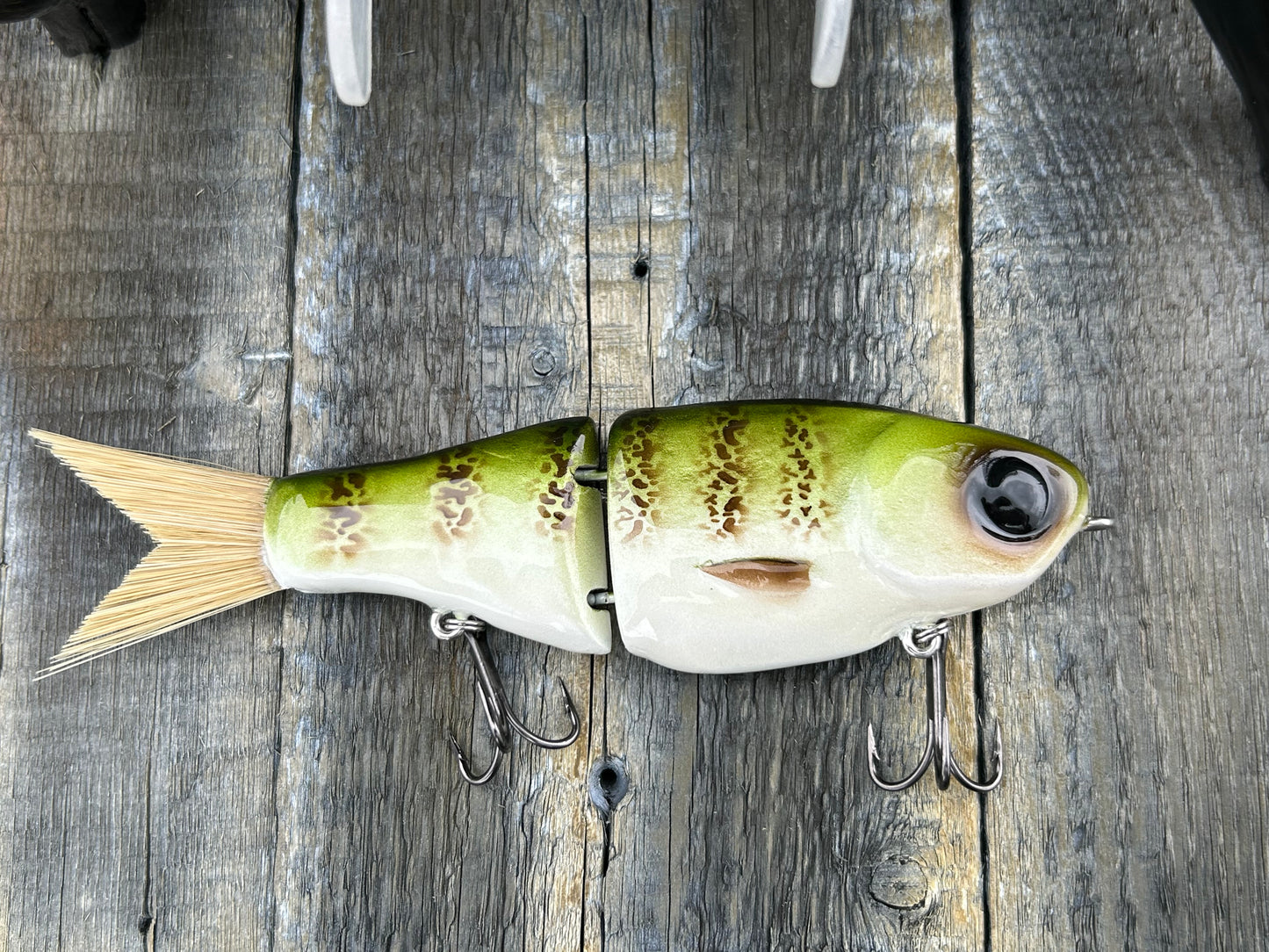 SOARDBAITS 6.75” SB SHAD MINI RESIN GLIDE BAIT! 1.9 oz slow sink!