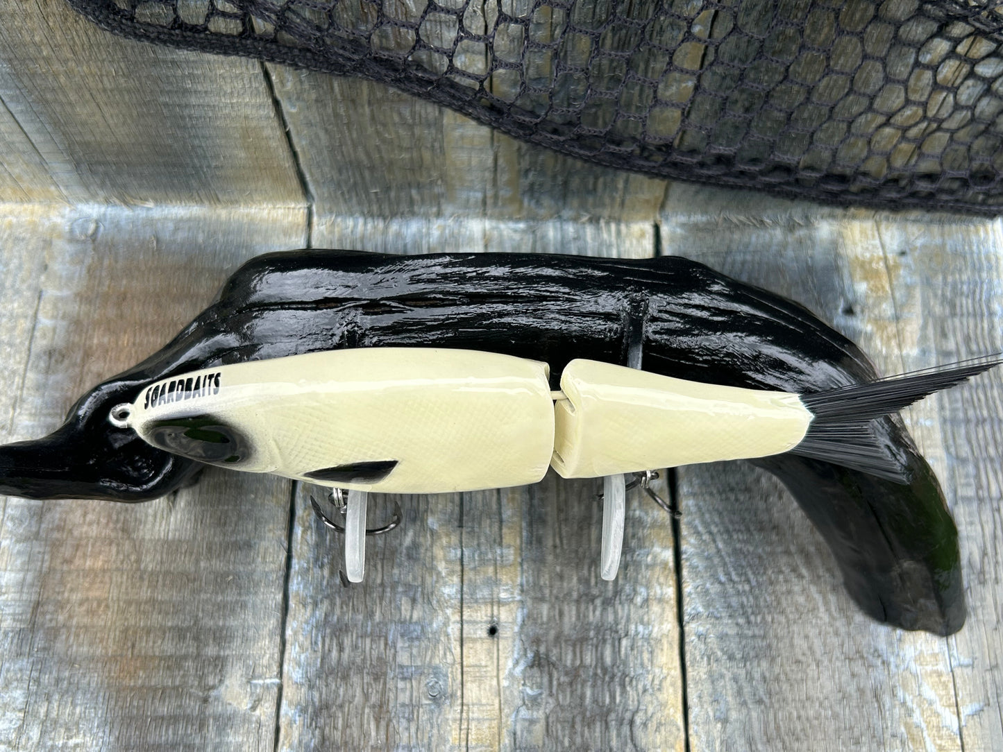 SOARDBAITS 7” SB SHAD RESIN GLIDE BAIT! 2.5 oz slow/medium sink!